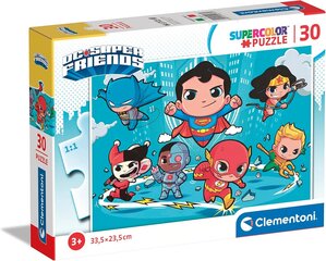 Clementoni Puzzle 30 SuperKolor DC Comics Superfriends 20277 цена и информация | Настольные игры, головоломки | kaup24.ee