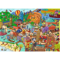 Trefl Puzzle 500 Spioon, kaotanud objektid Euroopas 37481 цена и информация | Настольные игры, головоломки | kaup24.ee