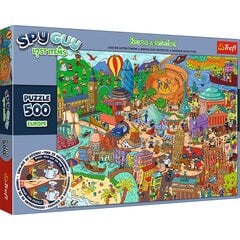 Trefl Puzzle 500 Spioon, kaotanud objektid Euroopas 37481 цена и информация | Настольные игры, головоломки | kaup24.ee