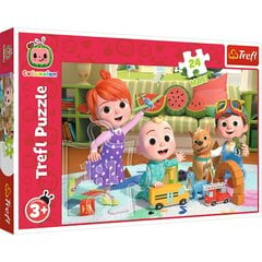 TREFL Puzzle Maxi 24 Cocomelon - seikluseks valmis 14363 цена и информация | Настольные игры, головоломки | kaup24.ee