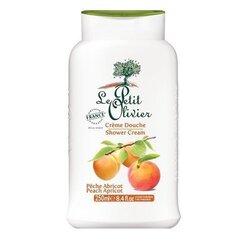 Dušikreem Le Petit Olivier Nectarine flower 250 ml hind ja info | Dušigeelid, õlid | kaup24.ee