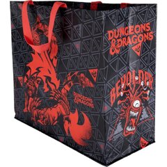 Konix Сумка-шоппер Dungeons & Dragons с изображением монстров 40х45х20см черно-красная цена и информация | Атрибутика для игроков | kaup24.ee