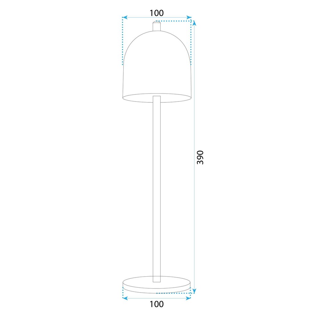 Voodilamp APP1362-T grey hind ja info | Laualambid | kaup24.ee