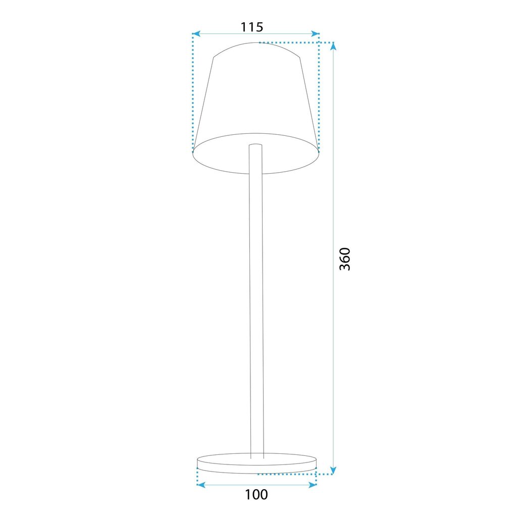 Voodilamp APP1364-T GOLD hind ja info | Laualambid | kaup24.ee