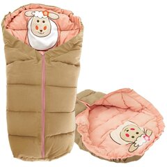 Beebi magamiskott 4w1 Sheep Beige-Pink hind ja info | Magamiskotid | kaup24.ee