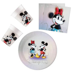 Peokomplekt Disney 100 Minnie, 36-osaline hind ja info | Ühekordsed nõud | kaup24.ee