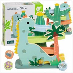 Puidust sik-sak rada Dinosaurus Classic World, 5 tk hind ja info | Arendavad mänguasjad | kaup24.ee