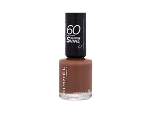 Küünelakk Rimmel 60 Seconds Nail Polish 140 Chocolate Eclipse, 8 ml hind ja info | Küünelakid, küünetugevdajad | kaup24.ee