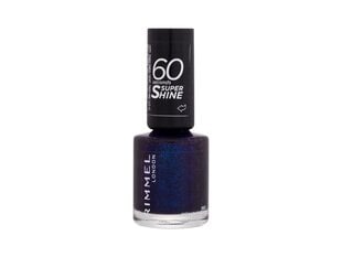 Rimmel 60 Seconds Super Shine Nail Polish 563 Midnight Rush цена и информация | Лаки для ногтей, укрепители для ногтей | kaup24.ee