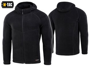 Meeste polaarkampsun kapuutsiga, M-Tac Polartec Sprint Fleece, Must цена и информация | Мужские толстовки | kaup24.ee