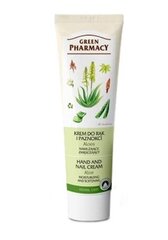 Käte- ja küünekreem Green Pharmacy Aloe vera, 100 ml hind ja info | Kehakreemid, kehaspreid | kaup24.ee