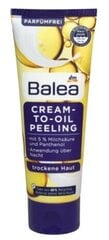 Kehakreem kuivale nahale Balea Cream-To-Oil Peeling, 75 ml hind ja info | Kehakreemid, kehaspreid | kaup24.ee