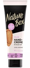 Kätekreem Nature Box kätekreem mandliõli, 75 ml hind ja info | Kehakreemid, kehaspreid | kaup24.ee