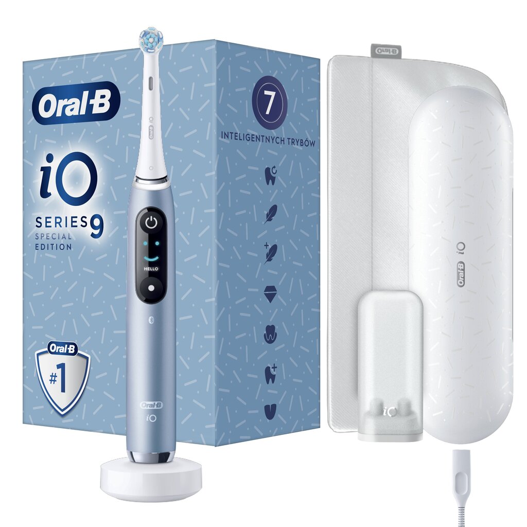 Oral-B iO9 Aqua Marine Special Edition цена и информация | Elektrilised hambaharjad | kaup24.ee