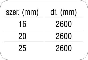 Koerarihm Chaba REG, punane, 20mm/2.6m hind ja info | Koerte jalutusrihmad | kaup24.ee