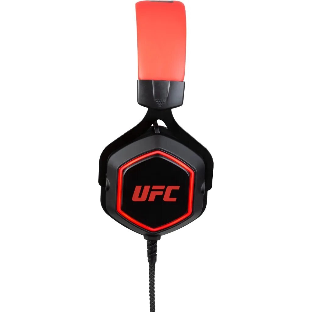 Mängupeakomplekt UFC Pro Konix, 7.1 ruumiline heli, must-punane цена и информация | Kõrvaklapid | kaup24.ee