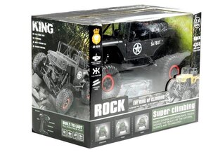 Машинка с дистанционным управлением Jeep R / C 1:18, черная  цена и информация | Игрушки для мальчиков | kaup24.ee
