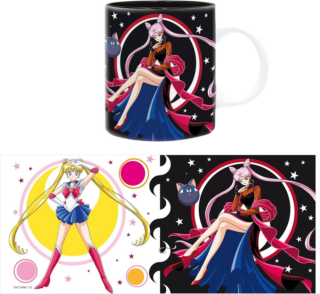 Sailor Moon - Mug 320 ml Sailor Moon vs Black Lady цена и информация | Fännitooted mänguritele | kaup24.ee