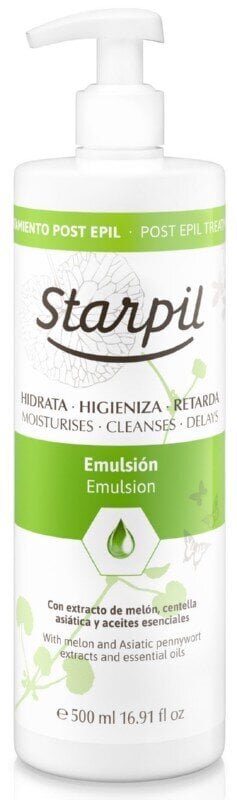 Depileerimisjärgne emulsioon Starpil 500 ml цена и информация | Depileerimisvahendid | kaup24.ee