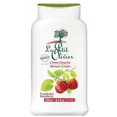 Dušikreem Le Petit Olivier Raspberries 250 ml hind ja info | Dušigeelid, õlid | kaup24.ee