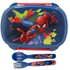 Набор столовых приборов Spiderman Sandwich Box цена и информация | Посуда для хранения еды | kaup24.ee