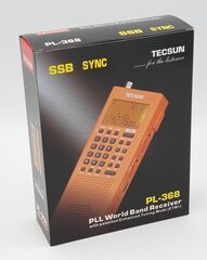 Tecsun PL-368 PLL maailmaraadio FM/SW/LW/SSB must цена и информация | Радиоприемники и будильники | kaup24.ee