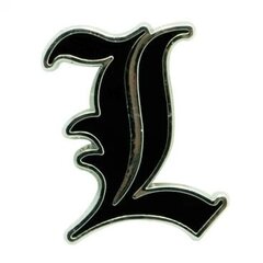 Rinnamärk Death Note - Pin L hind ja info | Fännitooted mänguritele | kaup24.ee