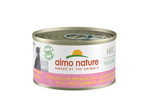 Almo Nature HFC Natural vasikaliha singiga, 95 g hind ja info | Konservid koertele | kaup24.ee