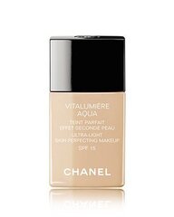 Puuderkreem SPF15-ga Chanel Vitalumière Aqua 20 30 ml цена и информация | Пудры, базы под макияж | kaup24.ee