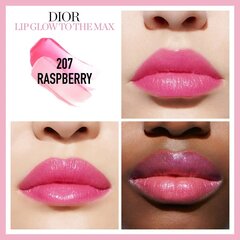 Губная помада-бальзам Dior Addict Lip Glow To The Max 3,5 г, 207 Raspberry цена и информация | Помады, бальзамы, блеск для губ | kaup24.ee