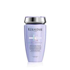 Kollast tooni neutraliseeriv šampoon heledatele juustele Kerastase Blond Absolu Bain Ultra-Violet 250 ml hind ja info | Kérastase Kosmeetika, parfüümid | kaup24.ee