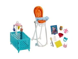Nukk lapsehoidja Barbie lisadega FHY99 hind ja info | Tüdrukute mänguasjad | kaup24.ee