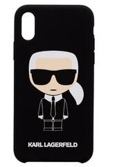 Mobiiltelefoni ümbris Karl Lagerfeld, Apple Iphone X/Xs jaoks, Must hind ja info | Telefoni kaaned, ümbrised | kaup24.ee