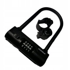 Jalgratta lukk Gerda Ultra 245/153C U-lock, 14x24,5 mm must hind ja info | Rattalukud | kaup24.ee