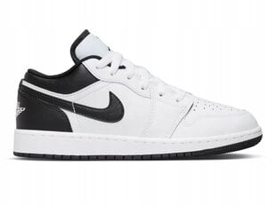 NIKE AIR JORDAN 1 LOW kingad 553560-132 valge-must nahk 38 hind ja info | Naiste spordi- ja vabaajajalatsid | kaup24.ee