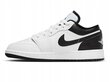 NIKE AIR JORDAN 1 LOW kingad 553560-132 valge-must nahk 38.5 hind ja info | Naiste spordi- ja vabaajajalatsid | kaup24.ee