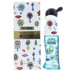 Tualettvesi Moschino Cheap and Chic So Real EDT naistele 30 ml hind ja info | Moschino Kosmeetika, parfüümid | kaup24.ee