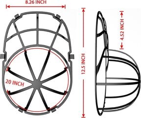 Mütsihoidja pesemiseks, must hind ja info | Pesukuivatusrestid ja aksessuaarid | kaup24.ee