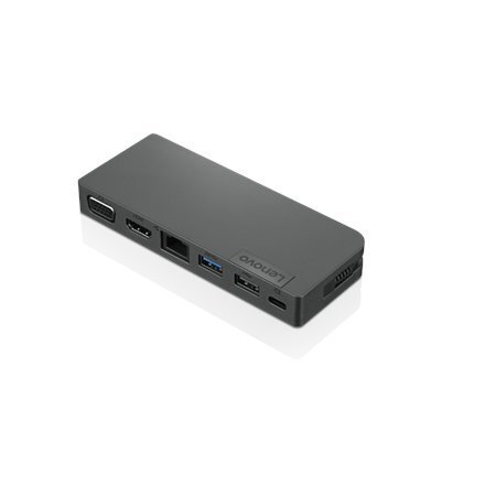 Lenovo Powered USB-C Travel Hub Ethernet hind ja info | USB jagajad, adapterid | kaup24.ee