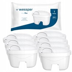 7x Wessper Aquaflux veefilter Laica kannu Bifluxi asendusfiltrile hind ja info | Filterkannud ja filtrid | kaup24.ee