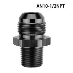 AN4 AN6 AN8 AN10 AN12 To 1/8 1/4 3/8 1/2 3/4 NPT õlijahutusega adapter universaalne sirge kütusevooliku adapteri toru keermeliitmik цена и информация | Дополнительные принадлежности | kaup24.ee