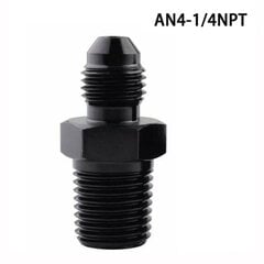 AN4 AN6 AN8 AN10 AN12 To 1/8 1/4 3/8 1/2 3/4 NPT õlijahutusega adapter universaalne sirge kütusevooliku adapteri toru keermeliitmik цена и информация | Дополнительные принадлежности | kaup24.ee