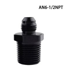 AN4 AN6 AN8 AN10 AN12 To 1/8 1/4 3/8 1/2 3/4 NPT õlijahutusega adapter universaalne sirge kütusevooliku adapteri toru keermeliitmik цена и информация | Дополнительные принадлежности | kaup24.ee