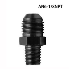 AN4 AN6 AN8 AN10 AN12 To 1/8 1/4 3/8 1/2 3/4 NPT õlijahutusega adapter universaalne sirge kütusevooliku adapteri toru keermeliitmik цена и информация | Дополнительные принадлежности | kaup24.ee