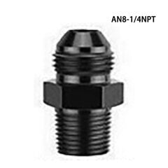 AN4 AN6 AN8 AN10 AN12 To 1/8 1/4 3/8 1/2 3/4 NPT õlijahutusega adapter universaalne sirge kütusevooliku adapteri toru keermeliitmik цена и информация | Дополнительные принадлежности | kaup24.ee