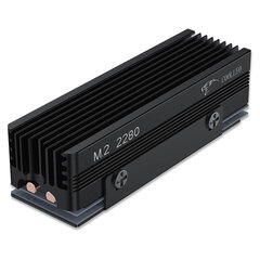 COOLLEO M.2 2280 SSD jahutusradiaator 14,8 W/MK Thermal Pad 2 soojustoruga pooljuhtajamiga radiaator M.2 NVMe 2280 SSD jahutile цена и информация | Дополнительные принадлежности | kaup24.ee