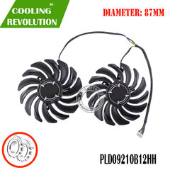 87MM PLD09210B12HH 4 Pin graafikakaardi ventilaator MSI ARMOR RX470 RX 480 RX570 RX580 graafika videokaardi jahutusventilaatoritele цена и информация | Дополнительные принадлежности | kaup24.ee