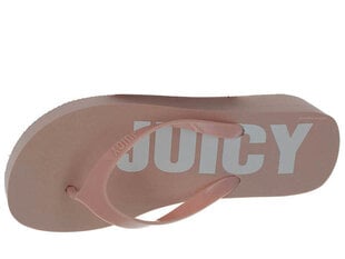 JUICY COUTURE Naiste ERIKA RUBBER/EVA roosad kerged flip flopid hind ja info | Naiste plätud ja sussid | kaup24.ee