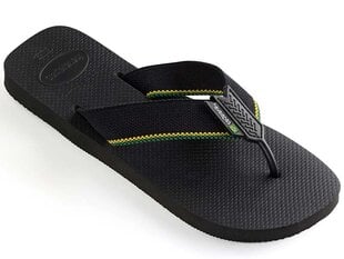 HAVAIANAS URBAN BRASIL mustad meeste plätud hind ja info | Meeste plätud, sussid | kaup24.ee