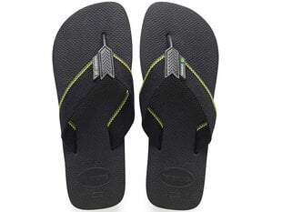 HAVAIANAS URBAN BRASIL mustad meeste plätud hind ja info | Meeste plätud, sussid | kaup24.ee